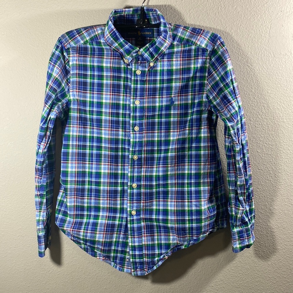RALPH LAUREN kids long sleeve button down shirt